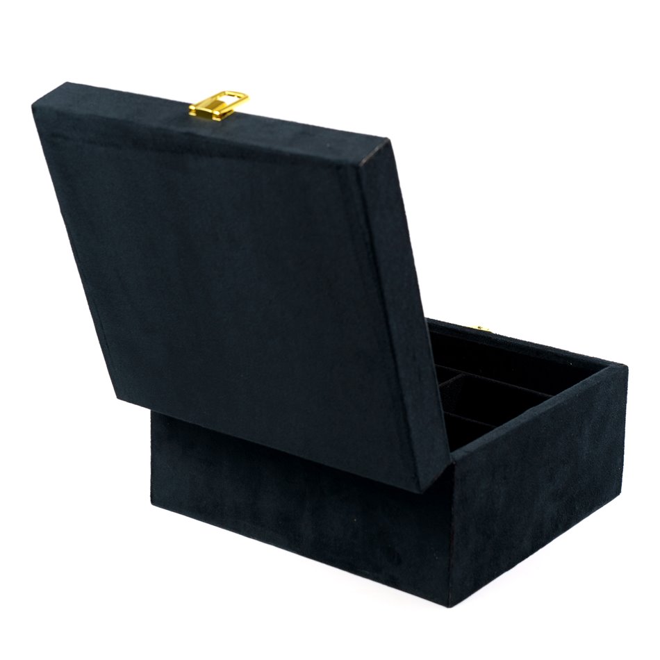 Jewelry box Calvello, black, 23.5x21x12cm