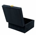 Jewelry box Calvello, black, 23.5x21x12cm