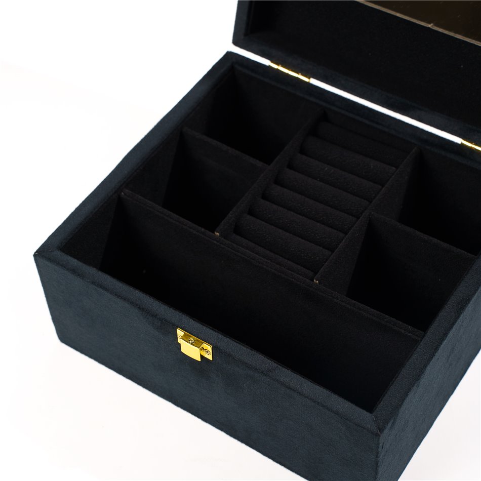 Jewelry box Calvello, black, 23.5x21x12cm