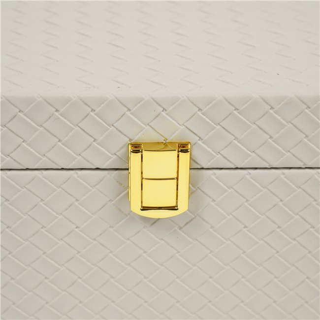 Jewelry box Calvello, grey, 28x26x10.5cm