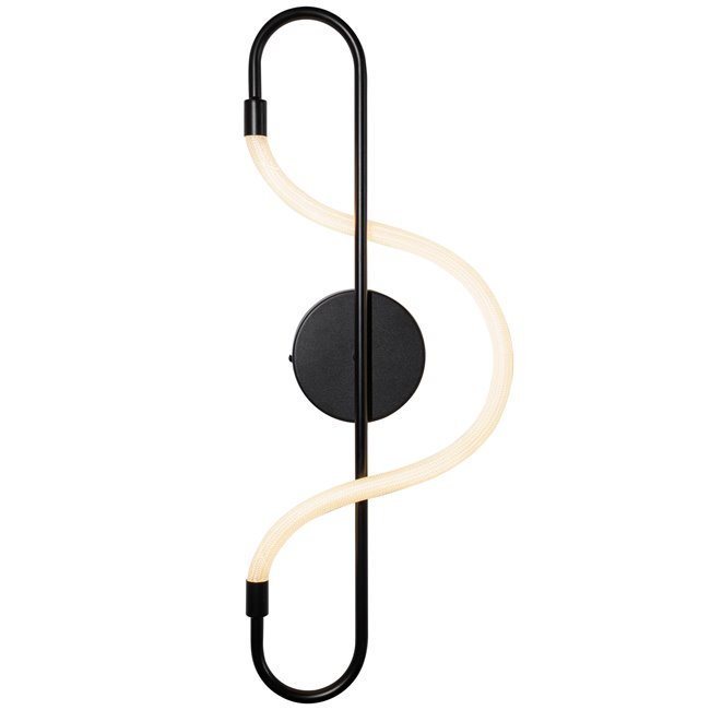 Wall lamp Modena BK, black, H59x23x9cm, LED 10W, 3000K, 550lm