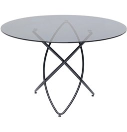 Table Molekular, black, H76x D120cm