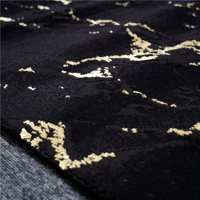 Carpet Larmaris, nero, 80x300cm