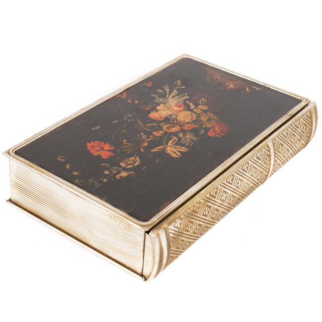 Book box  Bouquet of flowers, 26x16x5cm