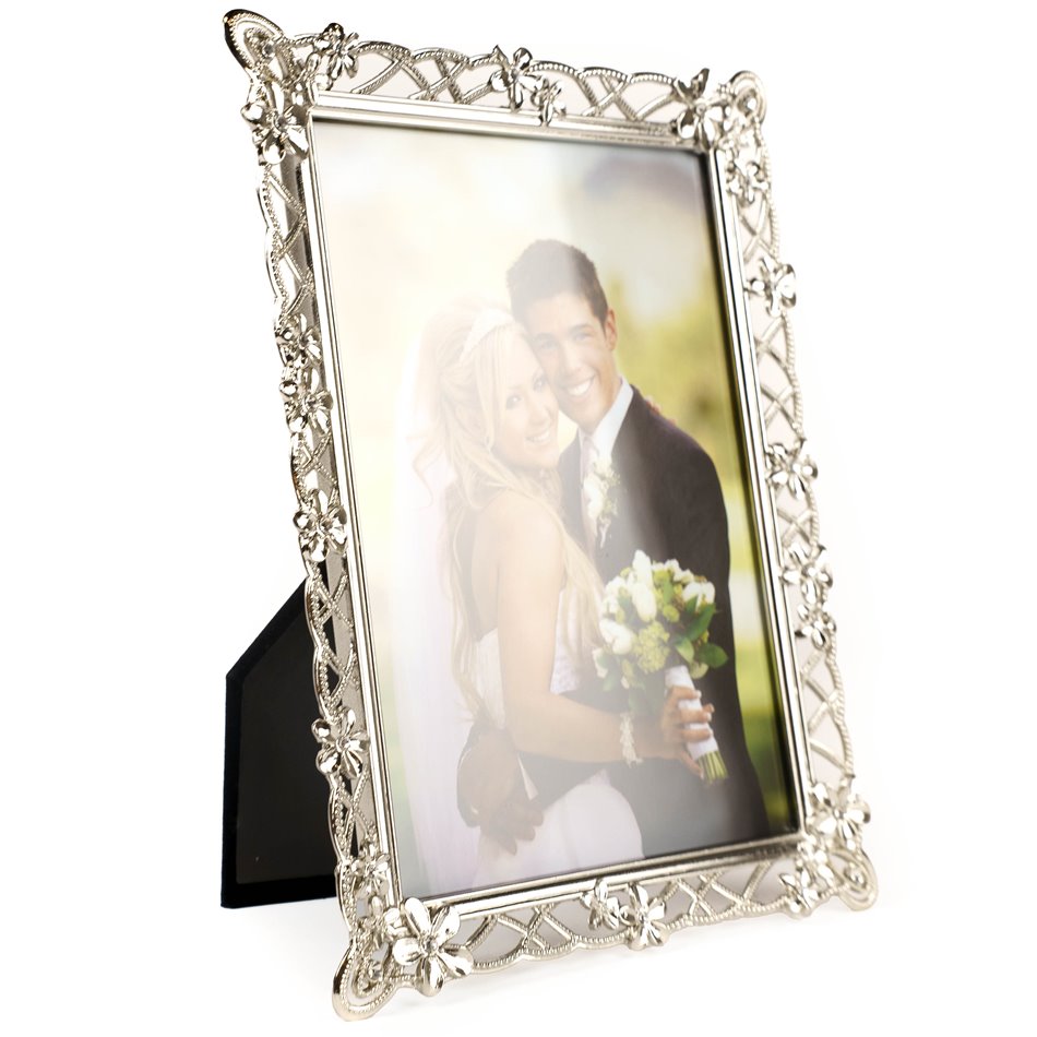 Photo frame Monro, silver tone, 13x18cm