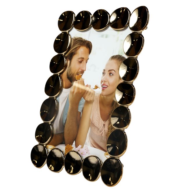 Photo frame Martina, gold tone, zinc, 10x15cm