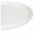 Dessert plate Nora, white, H2.5 D21cm