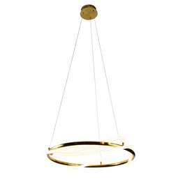 Pendant lamp Modena10, brass, H25-145cm, D60cm,LED 30W,3000K
