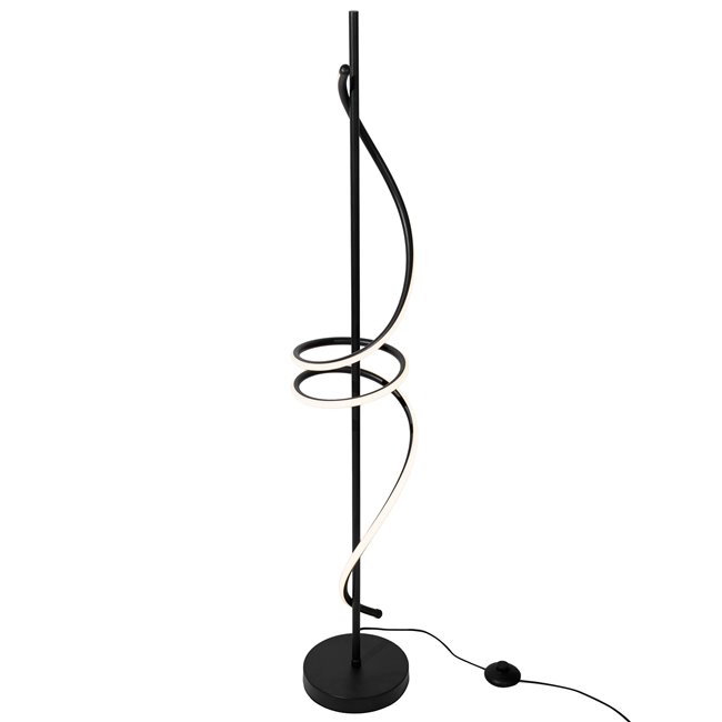 Floor lamp Moden1A, black,  H123cm, D20cm, LED 24W, 3000K