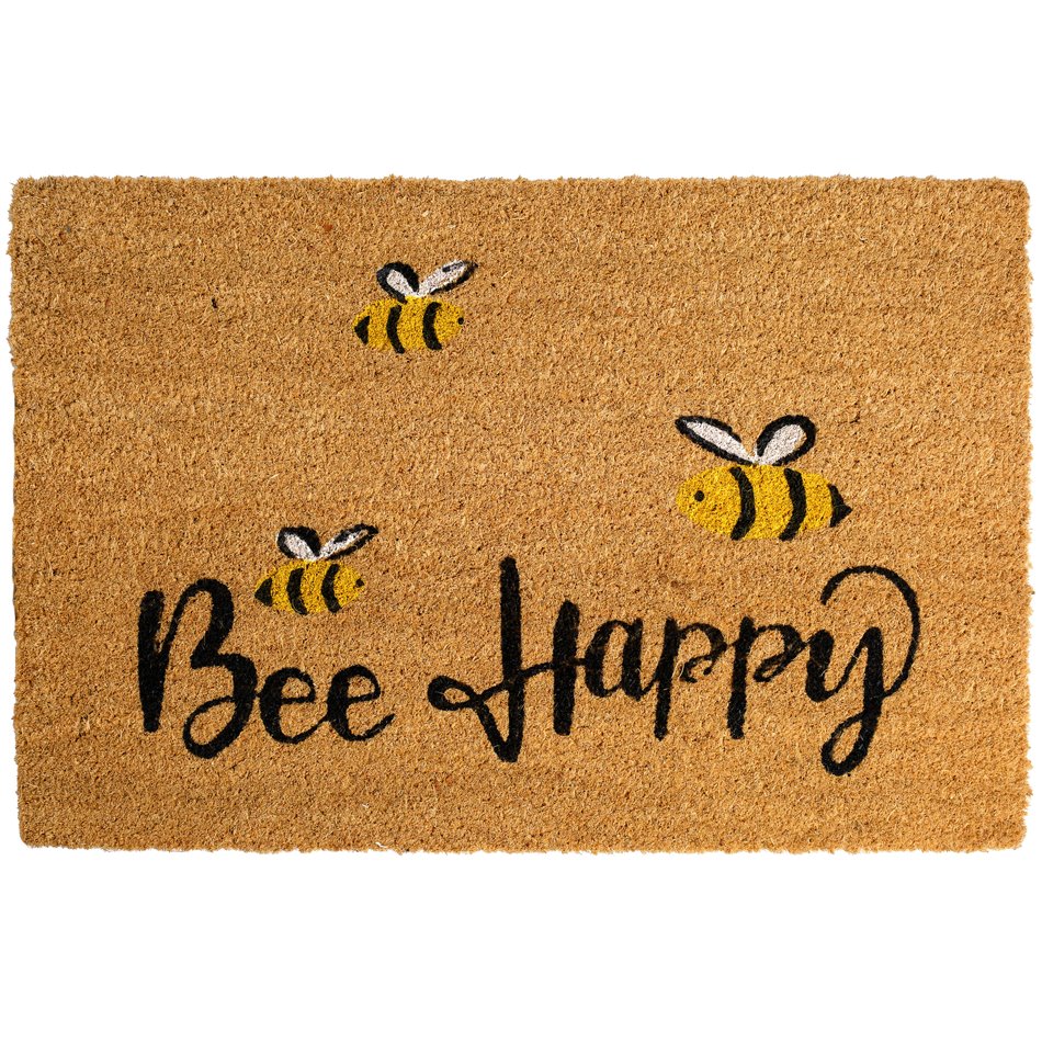 Door matt Bee, coconut, 60x40cm