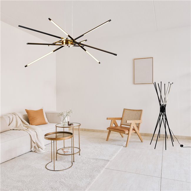 Потолочный светильник Modling 2A , черный, H86-155x98x98cm, LED 42W, 3000K, 2310lm