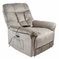 Реглайнер электрический Olando, серо-коричневый, H108-144x93x88-181cm, высота сиденья 76cm