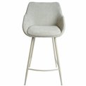 Барный стул Severin 2546-4, светло-серый, H96x54x51cm, высота сиденья 68cm