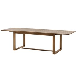 Ištraukiamasis stalas, 10 vietų, akacija 170-270x100cm H77.5cm