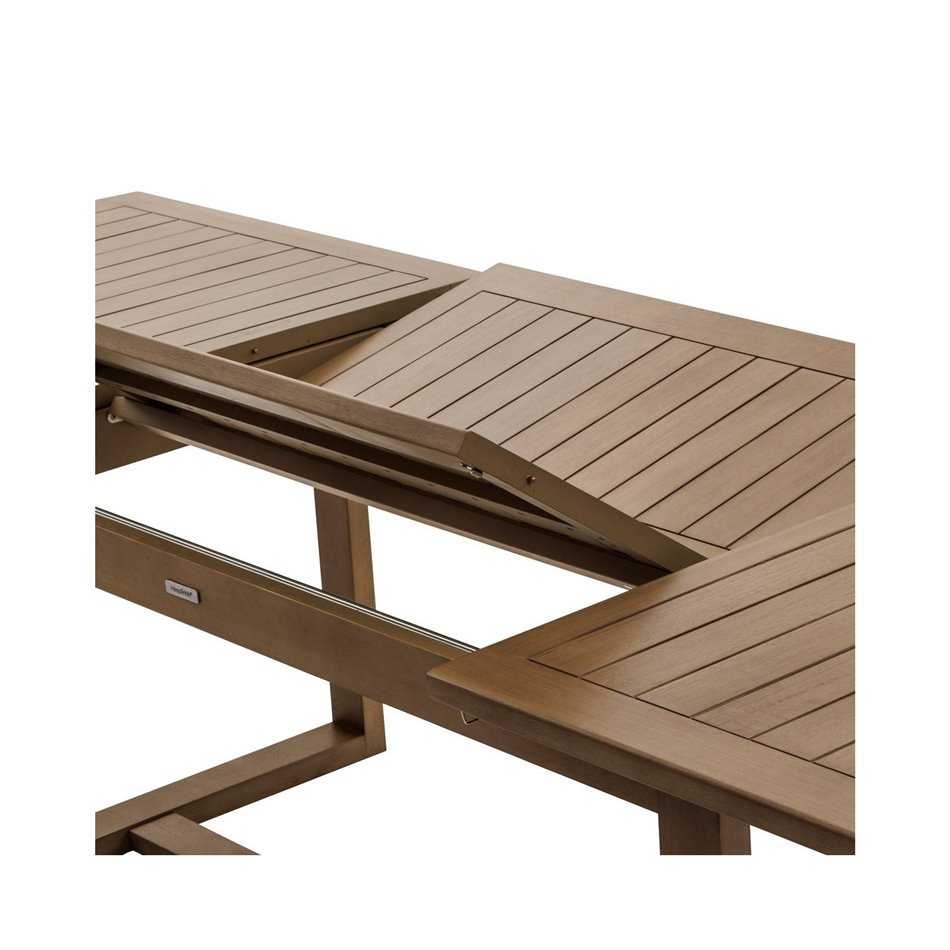 Table Larioni extendable, 10-seater, acacia, 170-270x100cm H77.5cm