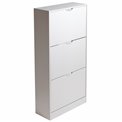 Shoe rack Chaus, white, H119.5x60x23cm