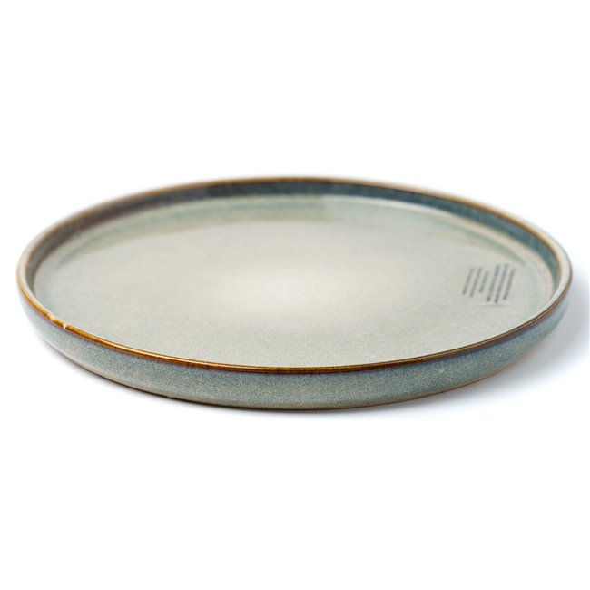 Dessert plate TERRE, green, D21cm