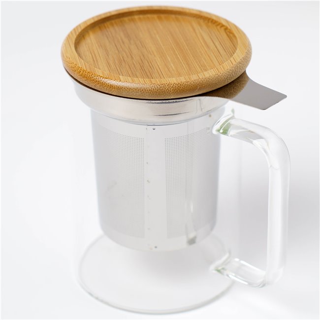 Mug MIA- INFUSER, 450ml, H11.9x11.2x8.3cm