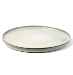 Diner plate TERRE, green, D27cm