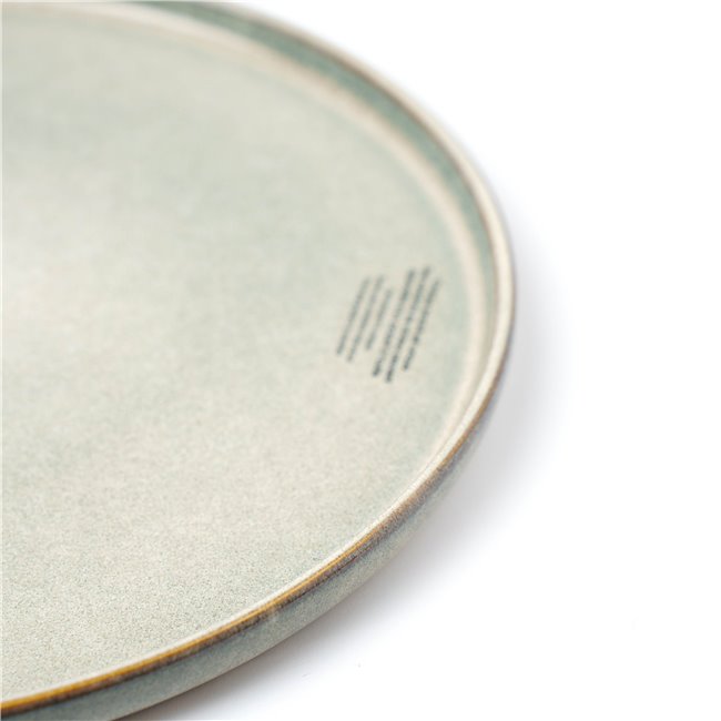 Diner plate TERRE, green, D27cm