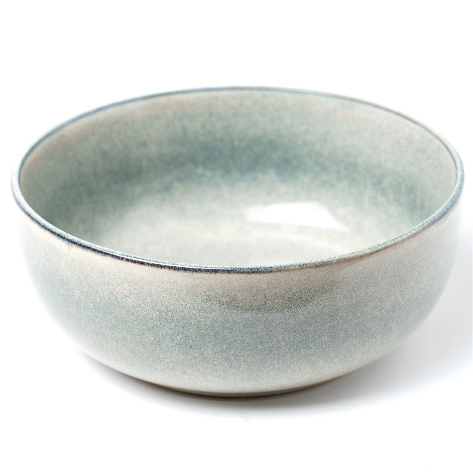 Salad bowl TERRE, green, D22cm H9cm
