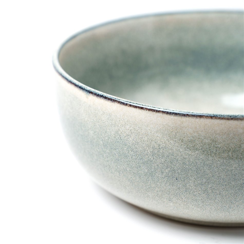Salad bowl TERRE, green, D22cm H9cm