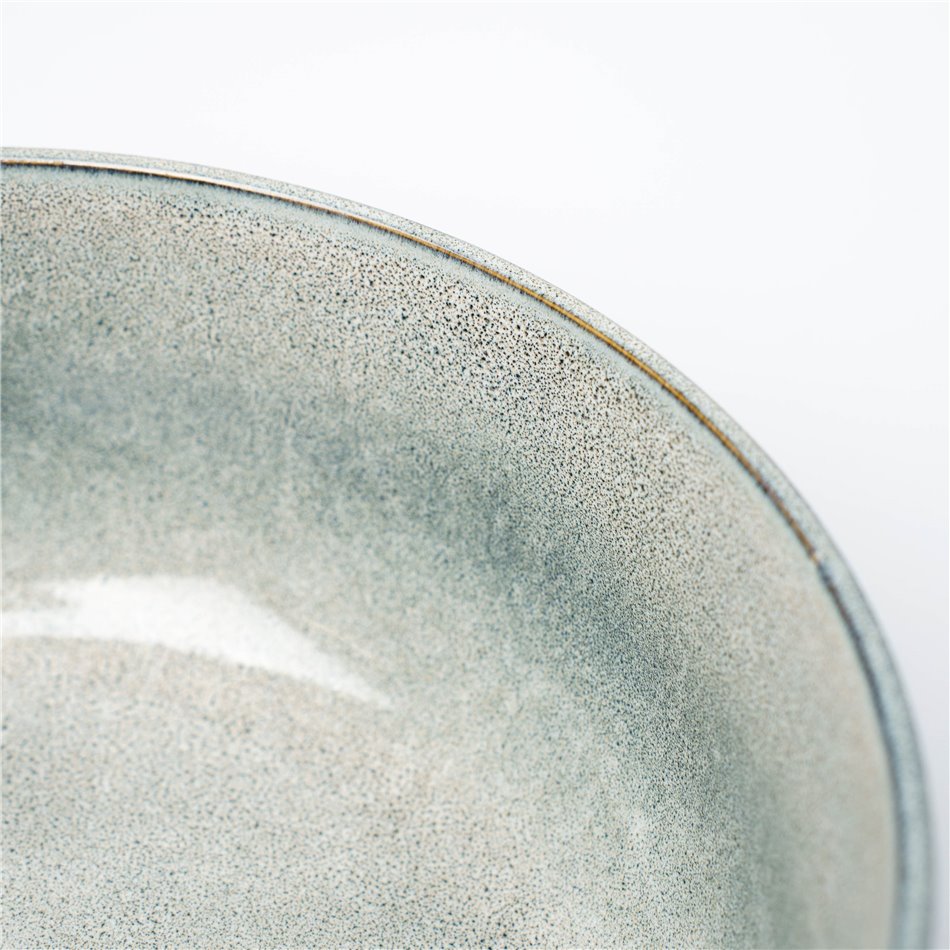 Salad bowl TERRE, green, D22cm H9cm