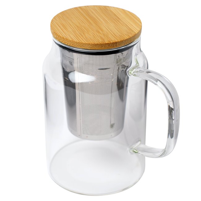 Glass teapot MIA, 900ml, H15.5x14.3x10cm