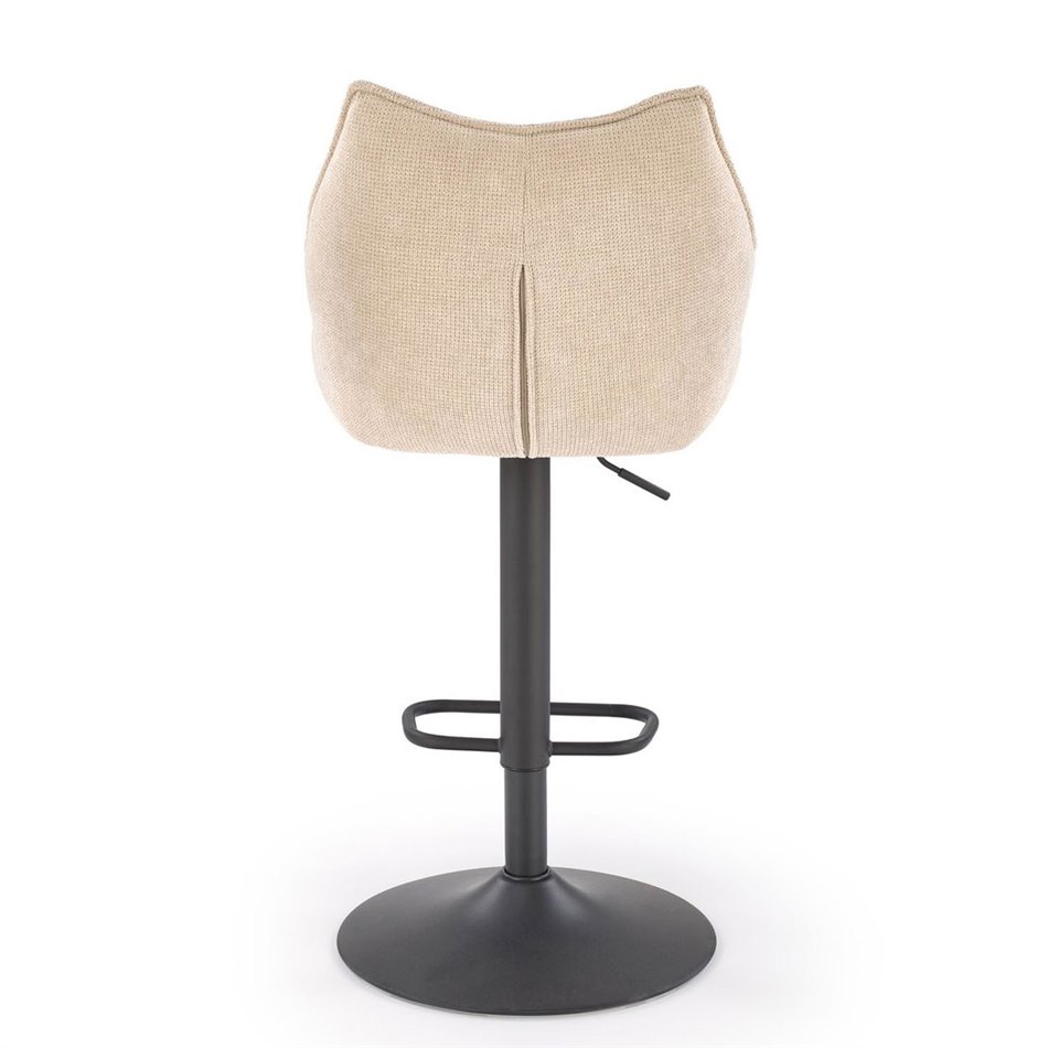 Bar stool Hoker, beige, H96-118x54x50cm, seat height 62-84cm