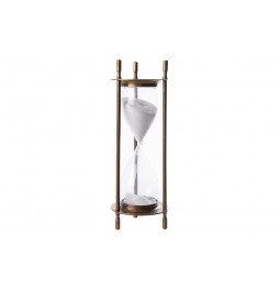 Smėlio laikrodis SANDTIMER, žalvaris, 7x7x19.5 cm