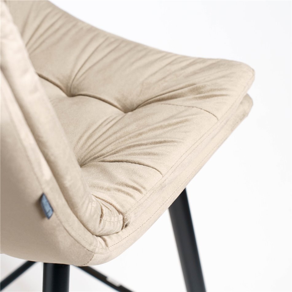 Барный стул Timolin 13, серо-коричневый, H95x62,5x47,5см, высота сиденья 77,5см