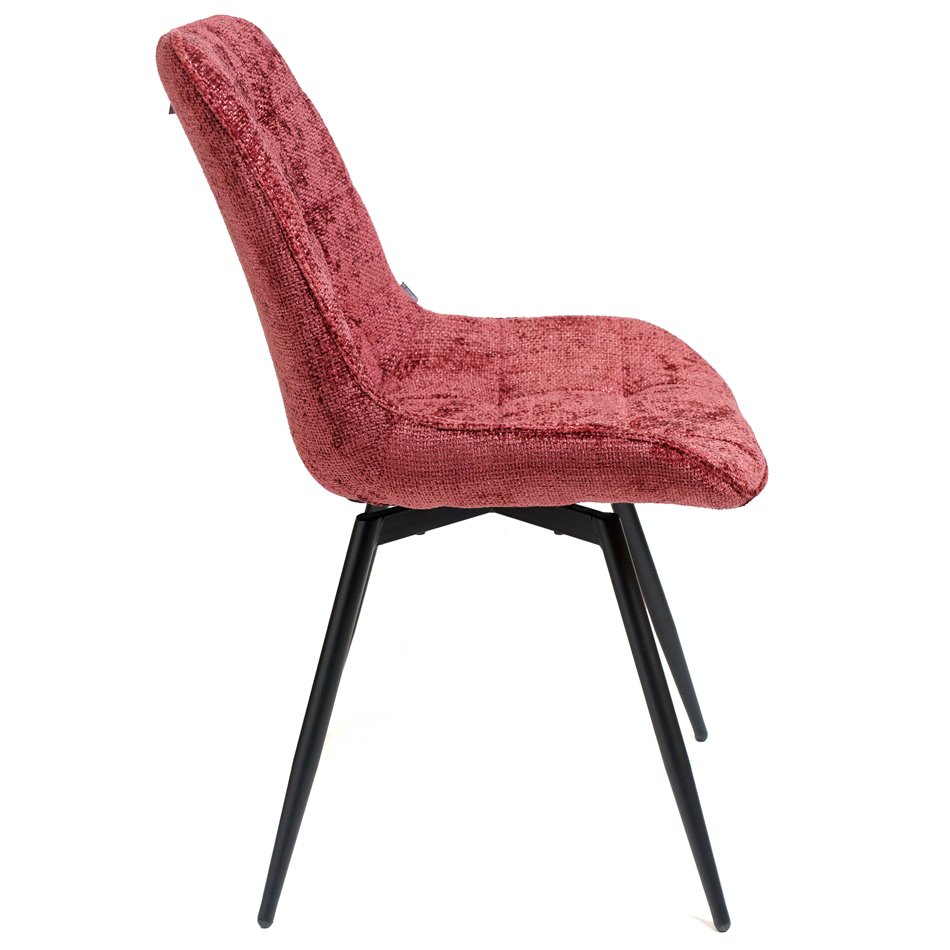 Dining chair Timmendorfo, swivelling 180, red, H85x59x52cm, seat height 45.5cm