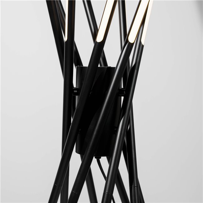 Торшер Modling 1A, черный, H140x45x45cm, LED 48W, 3000K, 2640lm