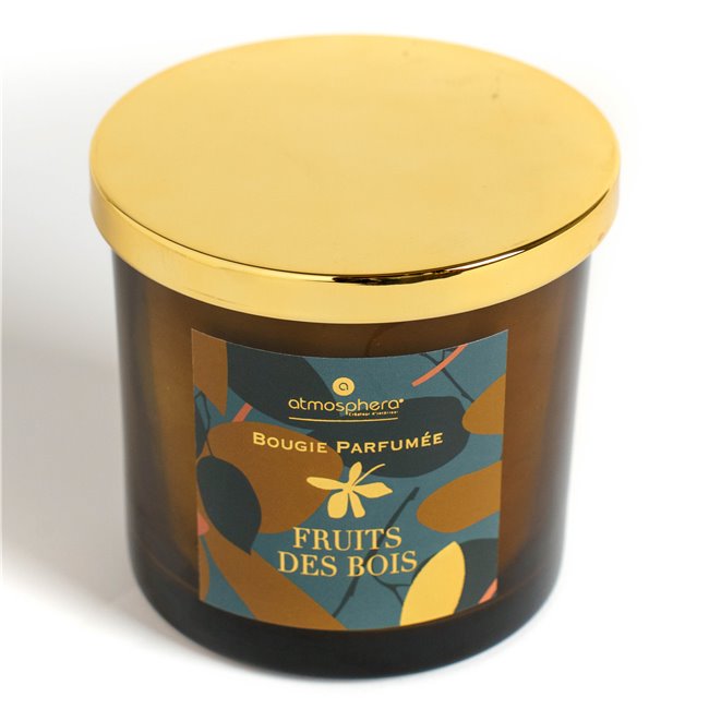 Ароматическая свеча Plum wood berry, 400g., H10cm, D10.3cm