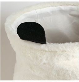 Krepšelis žaislams Panda, H40cm D35cm