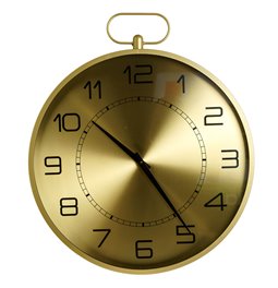 Wall clock Irina, gold color, H63x53x5.5cm