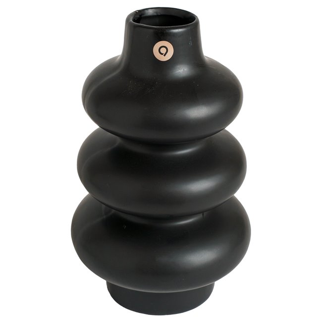 Vase Chlohilde, black, H25cm, D15.2cm
