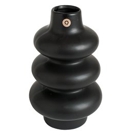 Vase Chlohilde, black, H25cm, D15.2cm