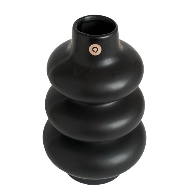 Vase Chlohilde, black, H25cm, D15.2cm