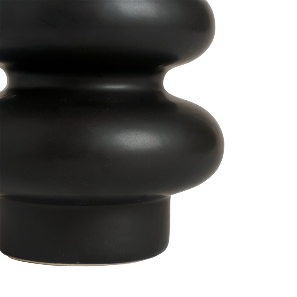 Vase Chlohilde, black, H25cm, D15.2cm