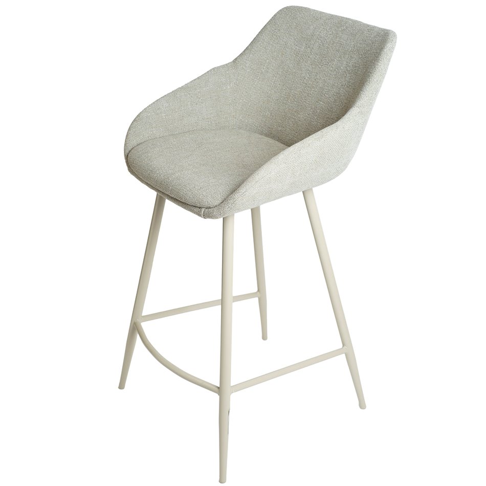 Барный стул Severin 2546-4, светло-серый, H96x54x51cm, высота сиденья 68cm