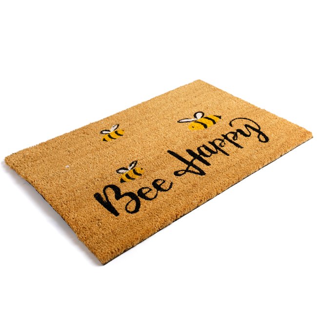 Door matt Bee, rubber/coir, 60x40cm