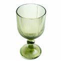 Wine glass Rigano, green, 350ml, H16cm, D9cm