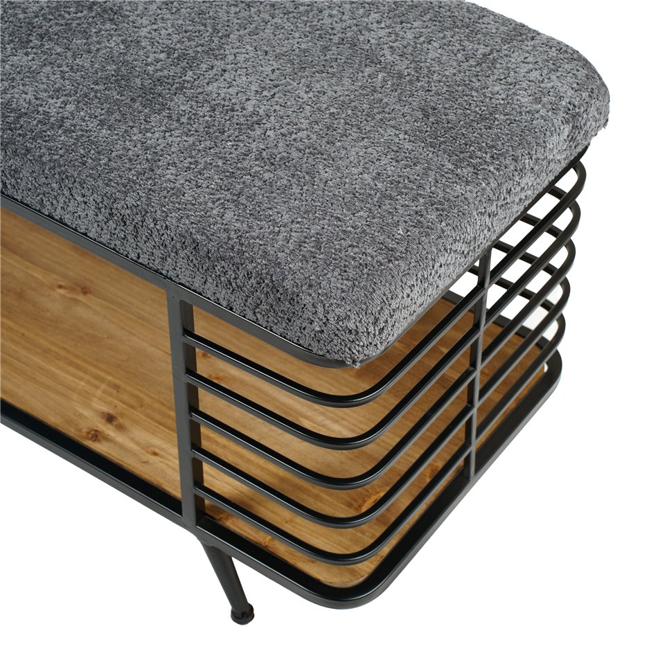Bench Mariotto linen MD, H47x120x40cm