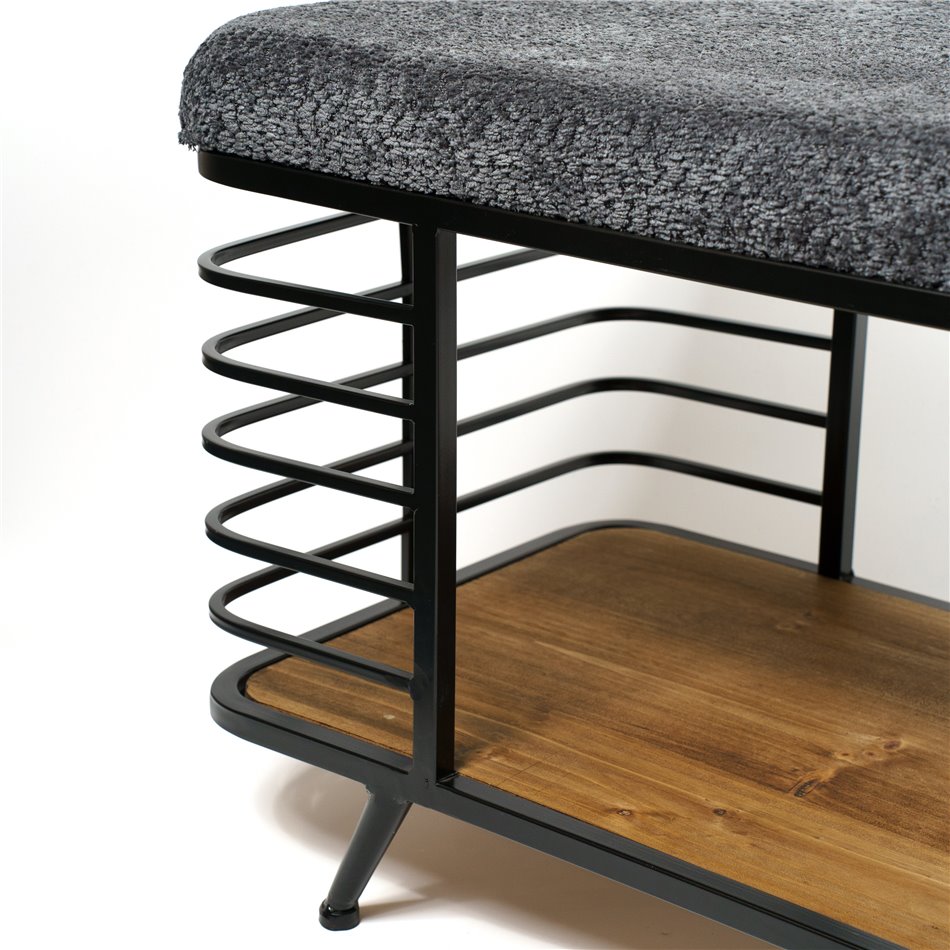 Bench Mariotto linen MD, H47x120x40cm