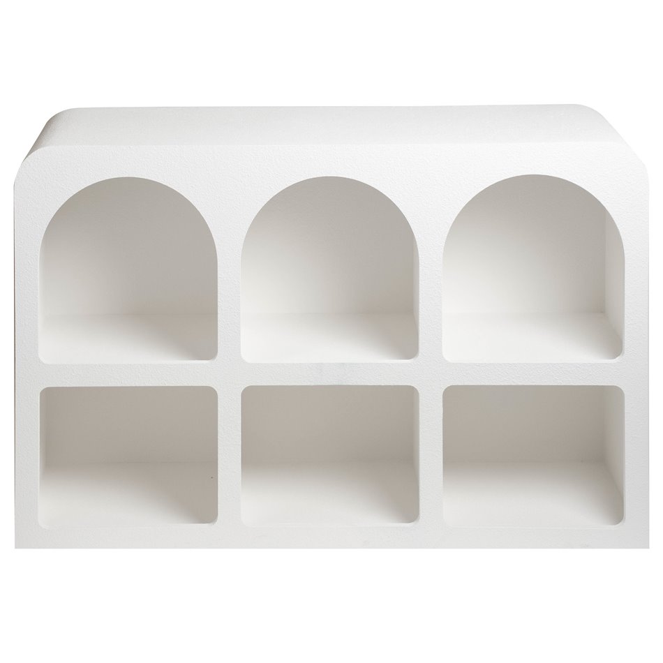 Cabinet Soleya 6, white, H71.5x110x35cm