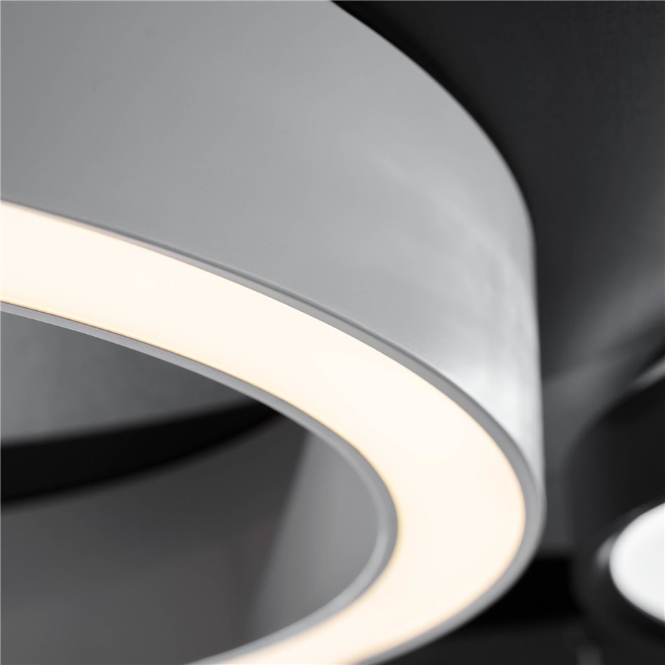 Потолочный светильник Moje, белый, H8cm, D60cm, LED 36W, 3000K, 1980lm