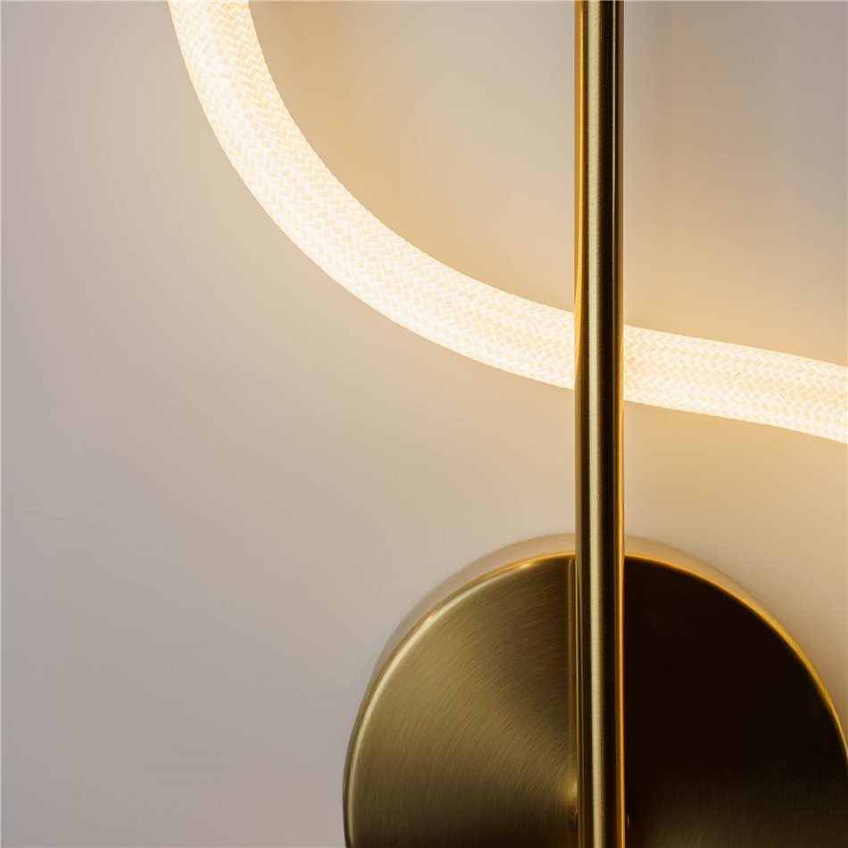Wall lamp Modena BS, brass, H59x23x9cm, LED 10W, 3000K, 550lm
