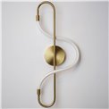Wall lamp Modena BS, brass, H59x23x9cm, LED 10W, 3000K, 550lm