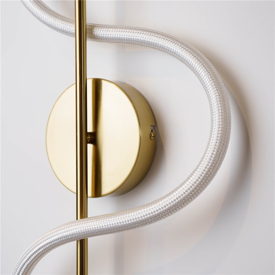 Wall lamp Modena BS, brass, H59x23x9cm, LED 10W, 3000K, 550lm